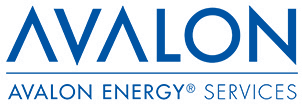A blue and black logo for the malco enterprises.